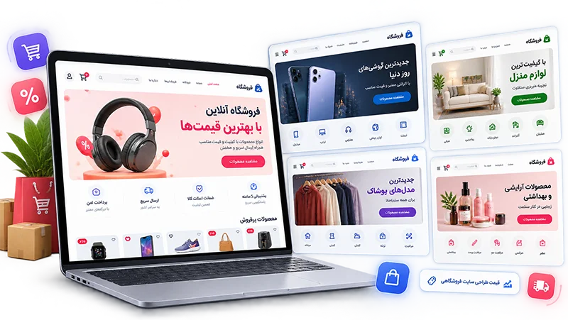قیمت طراحی سایت فروشگاهی