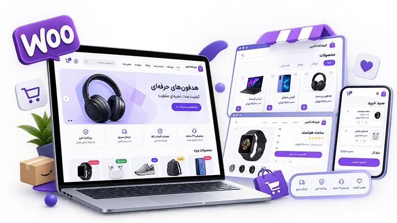 طراحی فروشگاه اینترنتی با ووکامرس