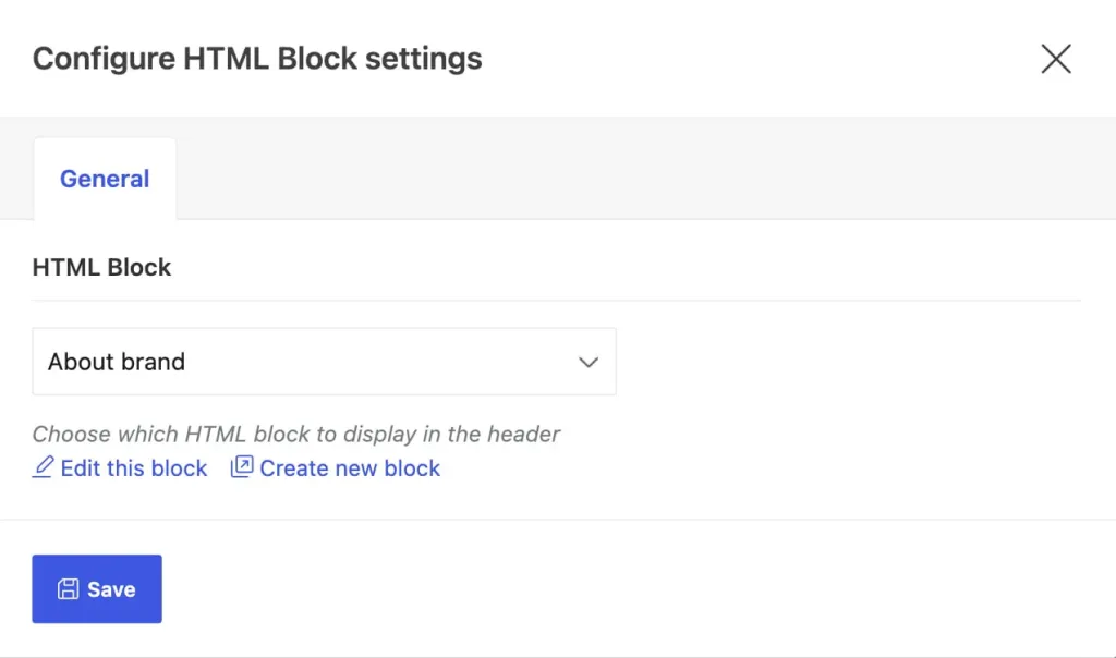 آموزش بلوک های HTML در قالب وودمارت | کاربردهای HTML blocks 3 استفاده از HTML Block در هدر ساز وودمارت